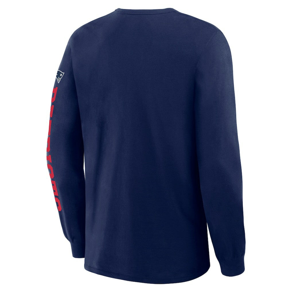 New England Patriots Hometown Sweep Legacy Long Sleeve T-Shirt Navy | Fanatics