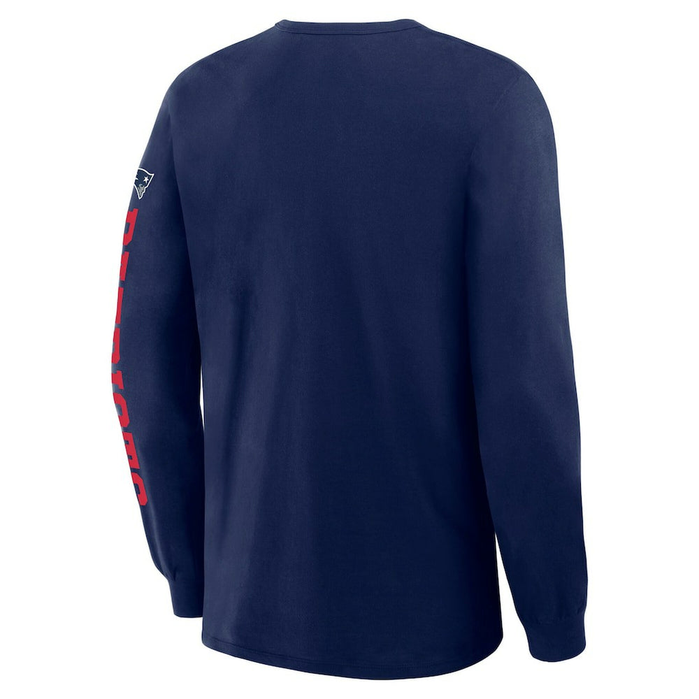 New England Patriots Hometown Sweep Legacy Long Sleeve T-Shirt Navy | Fanatics
