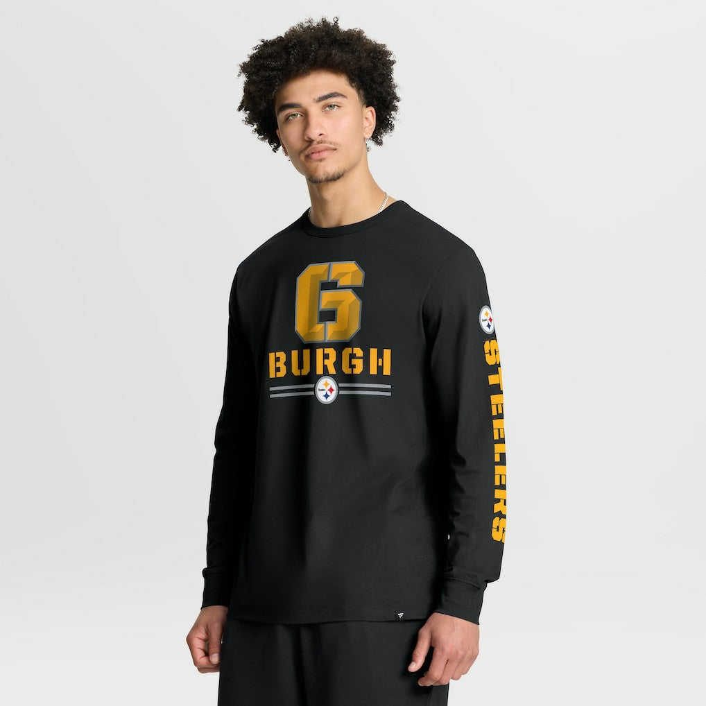 Pittsburgh Steelers Hometown Sweep Legacy Long Sleeve T-Shirt Black | Fanatics