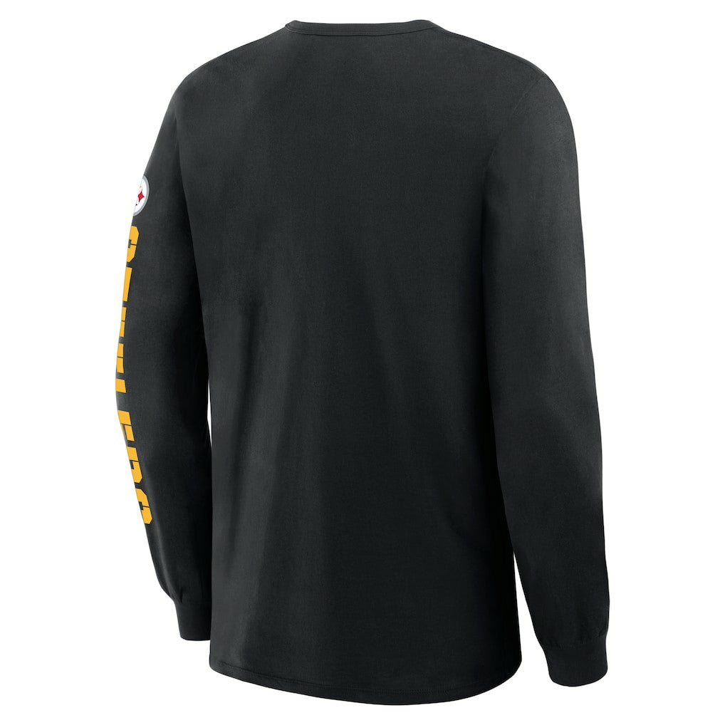 Pittsburgh Steelers Hometown Sweep Legacy Long Sleeve T-Shirt Black | Fanatics