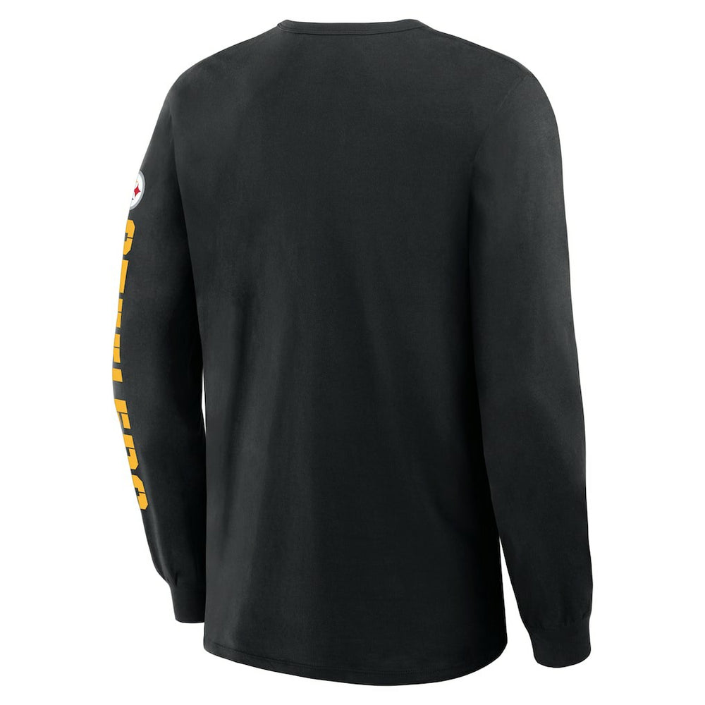 Pittsburgh Steelers Hometown Sweep Legacy Long Sleeve T-Shirt Black | Fanatics