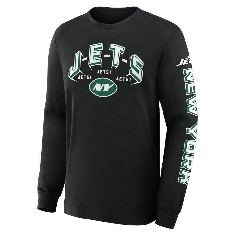New York Jets Hometown Sweep Legacy Long Sleeve T-Shirt Black | Fanatics