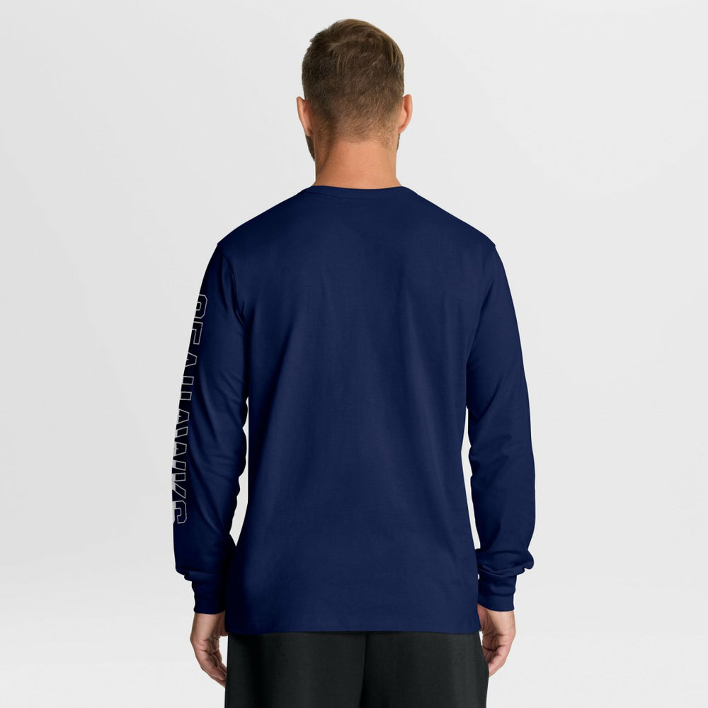 Seattle Seahawks Hometown Sweep Legacy Long Sleeve T-Shirt College Navy | Fanatics