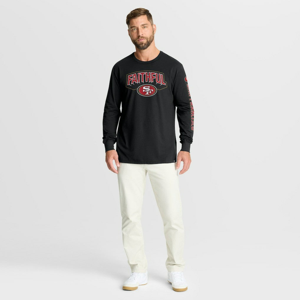 San Francisco 49ers Hometown Sweep Legacy Long Sleeve T-Shirt Black | Fanatics