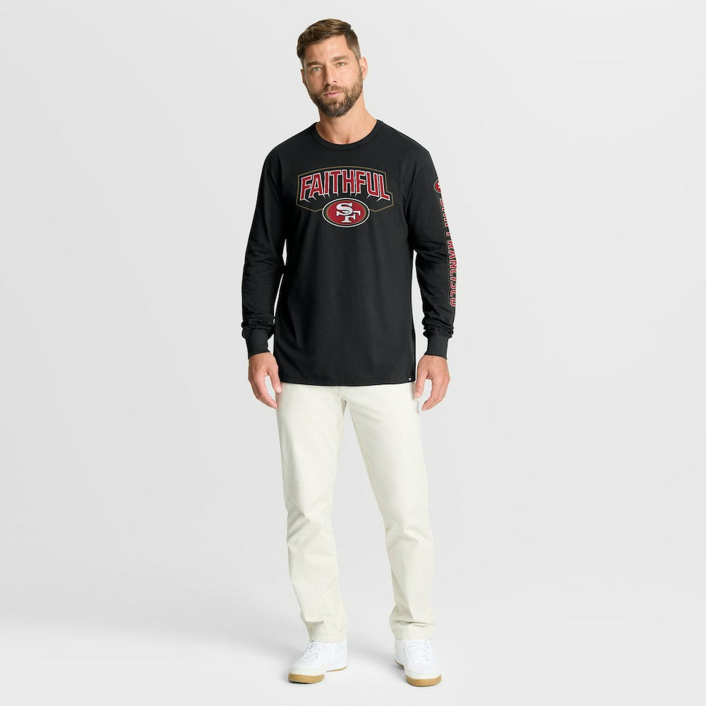 San Francisco 49ers Hometown Sweep Legacy Long Sleeve T-Shirt Black | Fanatics