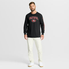 San Francisco 49ers Hometown Sweep Legacy Long Sleeve T-Shirt Black | Fanatics