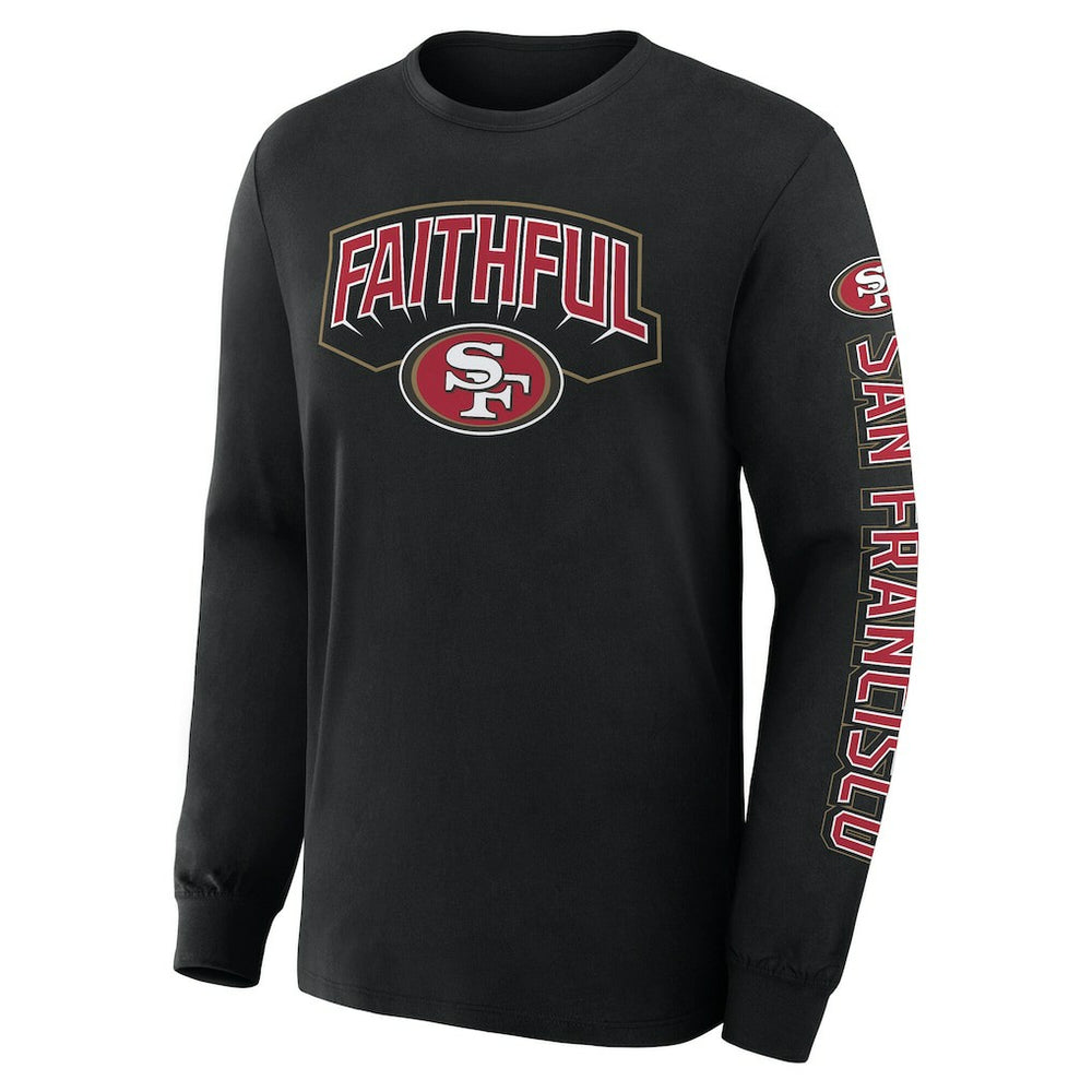 San Francisco 49ers Hometown Sweep Legacy Long Sleeve T-Shirt Black | Fanatics