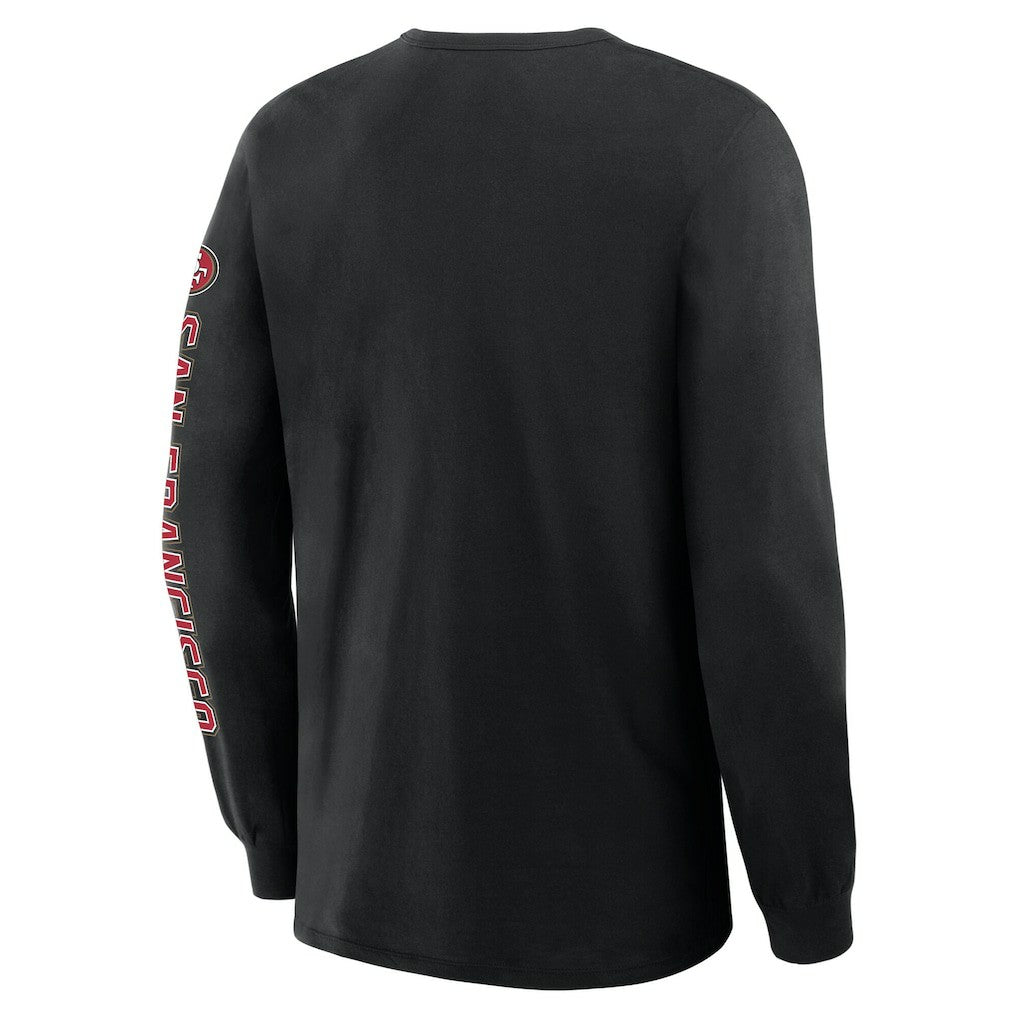 San Francisco 49ers Hometown Sweep Legacy Long Sleeve T-Shirt Black | Fanatics