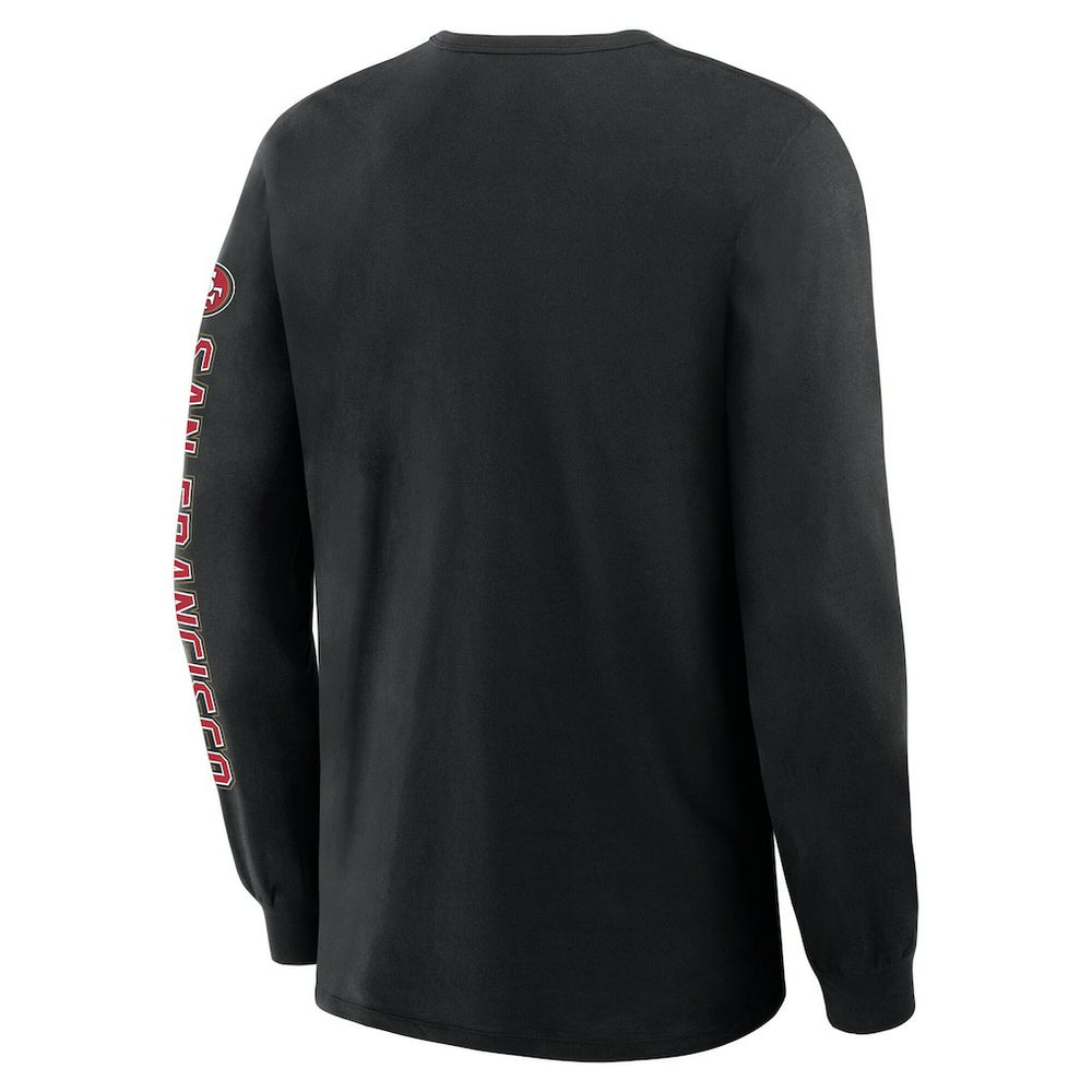 San Francisco 49ers Hometown Sweep Legacy Long Sleeve T-Shirt Black | Fanatics