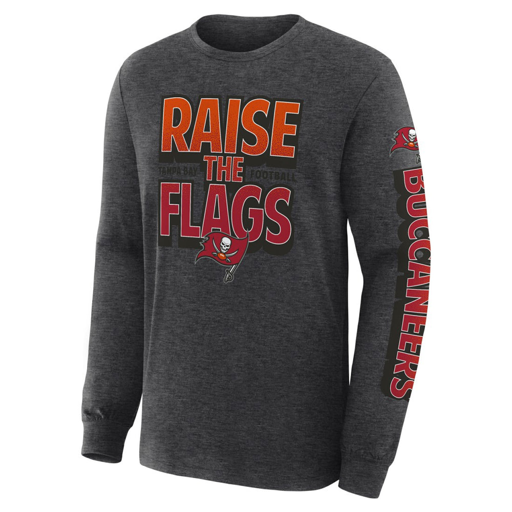 Tampa Bay Buccaneers Hometown Sweep Legacy Long Sleeve T-Shirt Heather Charcoal | Fanatics