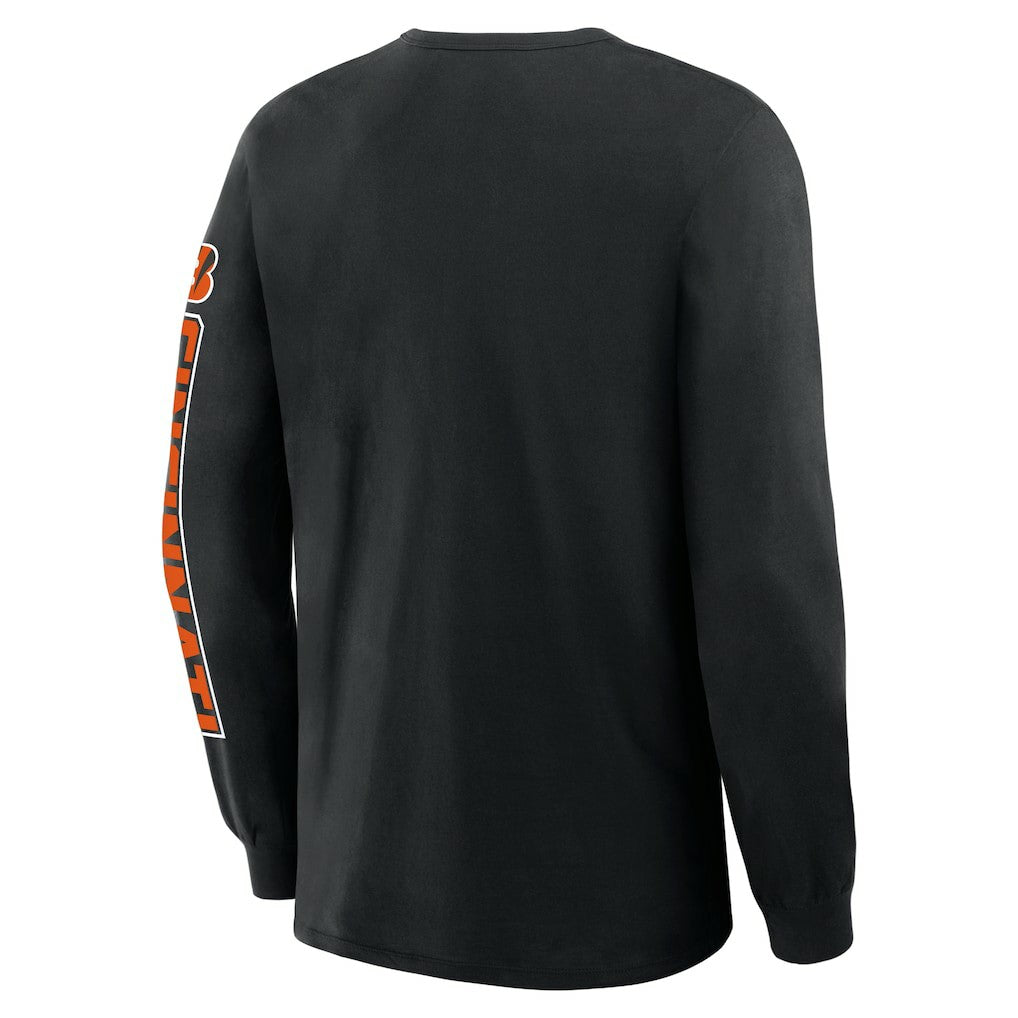 Cincinnati Bengals Hometown Sweep Legacy Long Sleeve T-Shirt Black | Fanatics