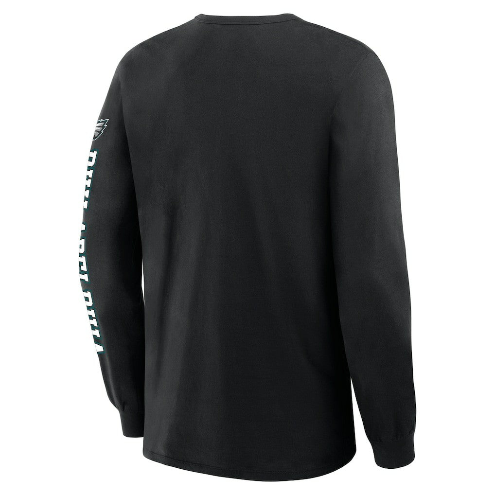 Philadelphia Eagles Hometown Sweep Legacy Long Sleeve T-Shirt Black | Fanatics
