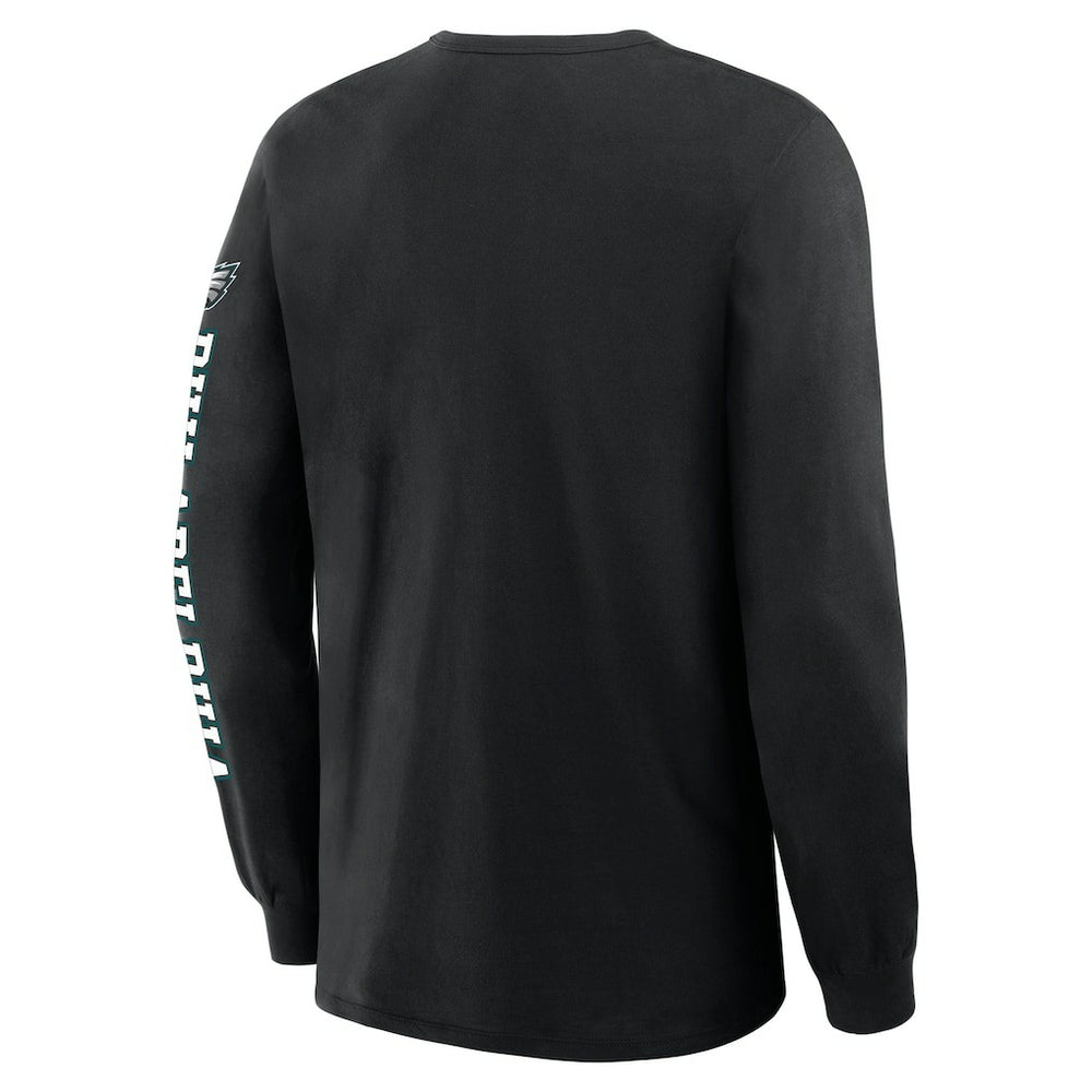 Philadelphia Eagles Hometown Sweep Legacy Long Sleeve T-Shirt Black | Fanatics