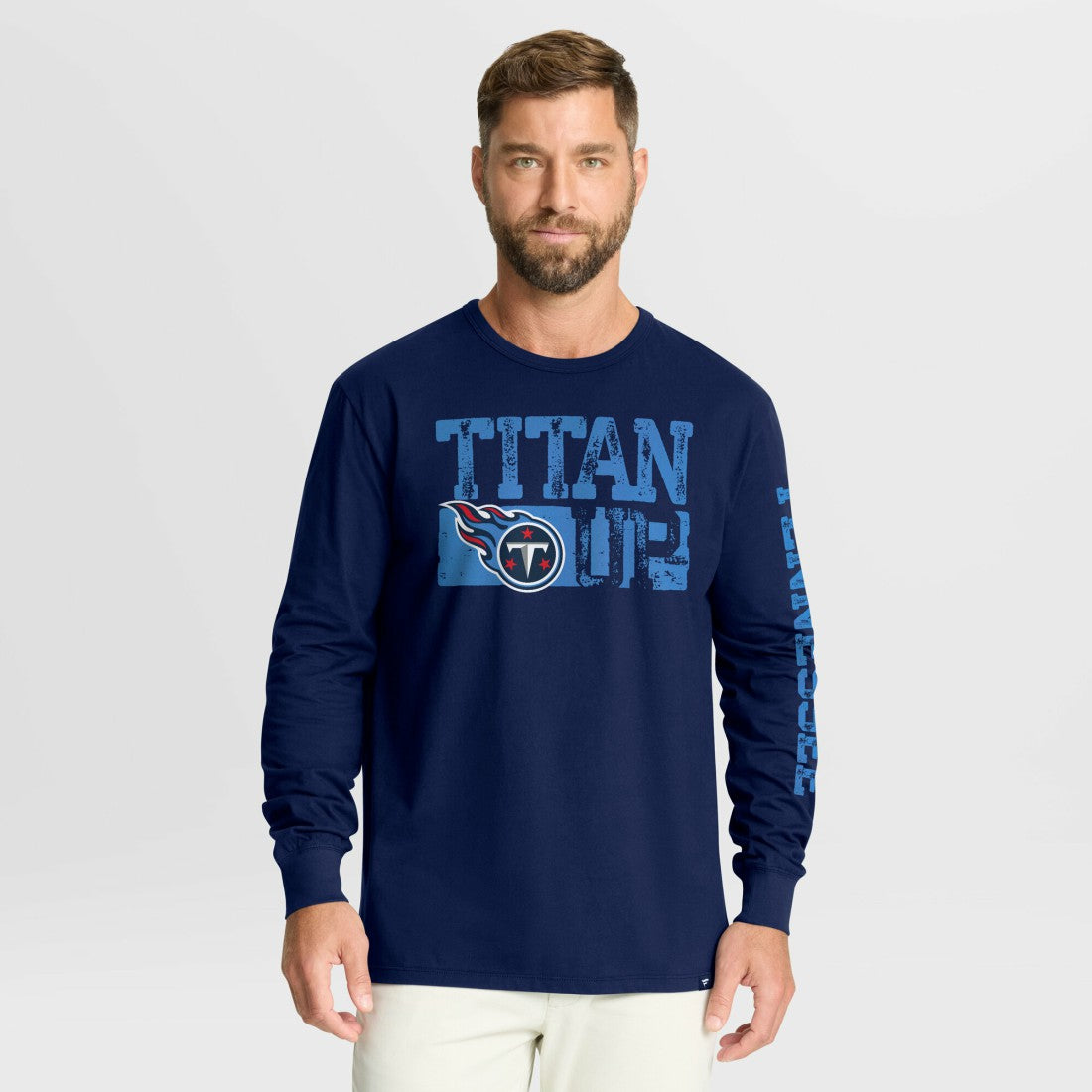 Tennessee Titans Hometown Sweep Legacy Long Sleeve T-Shirt Navy | Fanatics