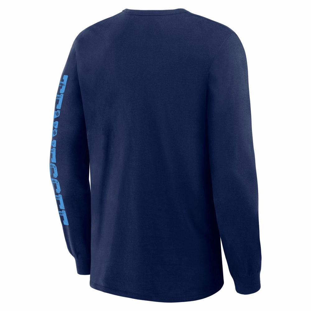 Tennessee Titans Hometown Sweep Legacy Long Sleeve T-Shirt Navy | Fanatics