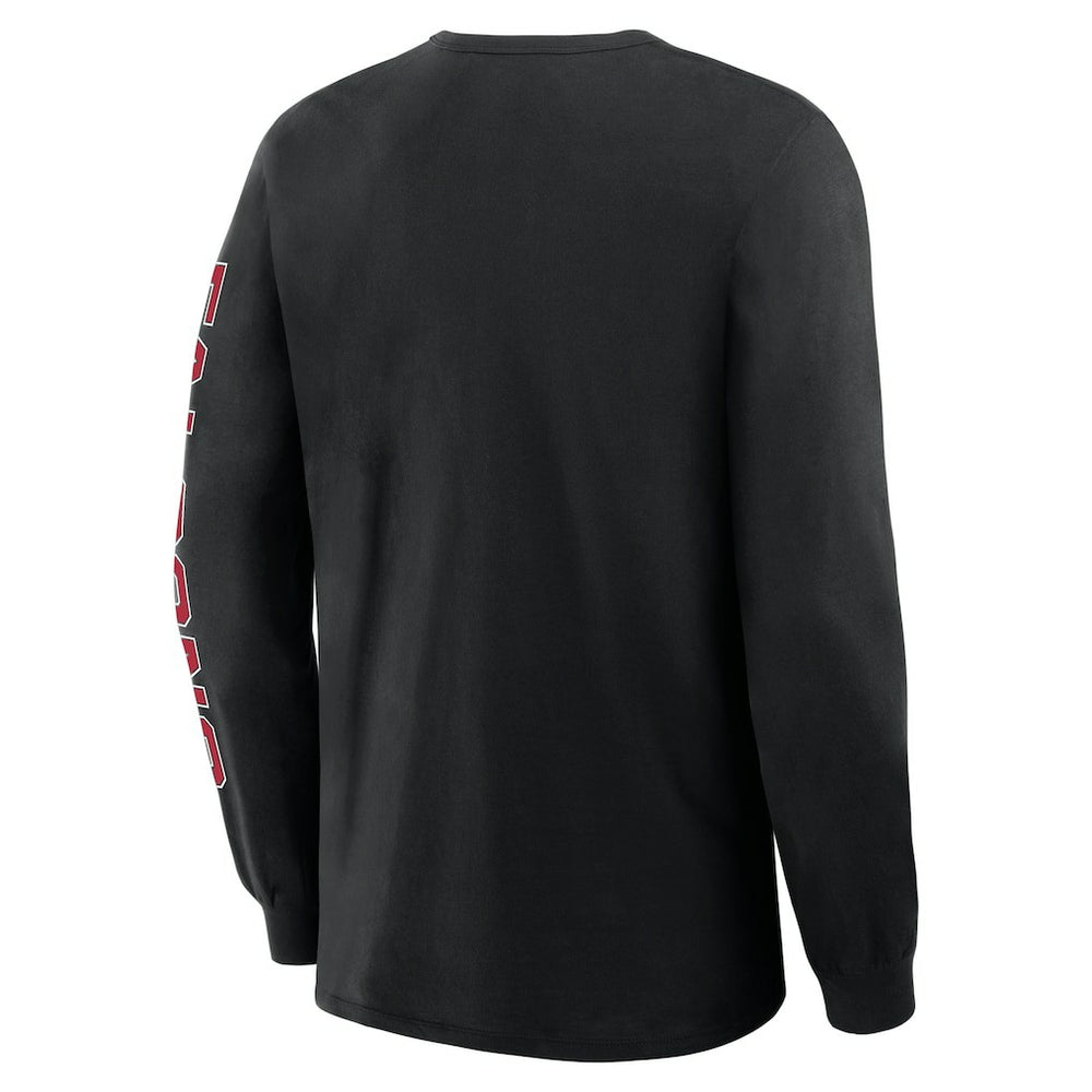 Atlanta Falcons Hometown Sweep Legacy Long Sleeve T-Shirt Black | Fanatics