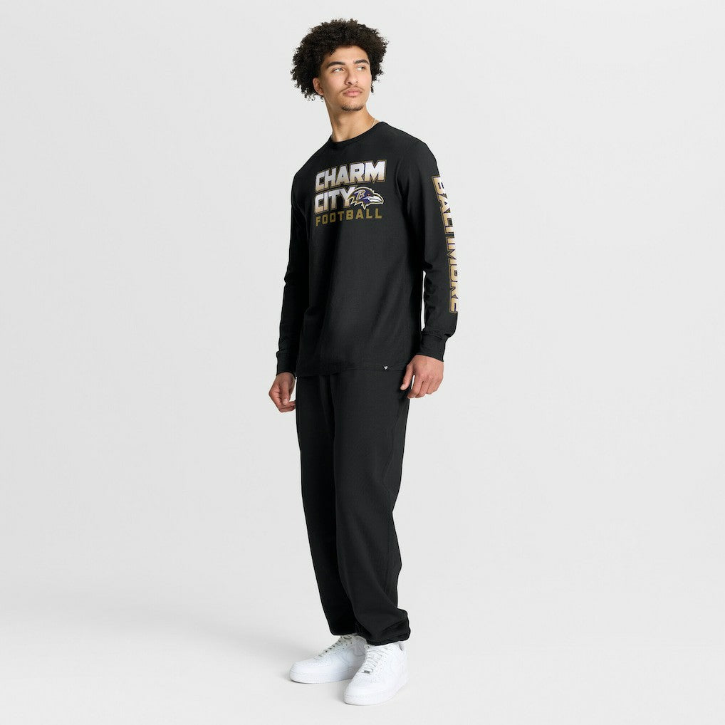 Baltimore Ravens Hometown Sweep Legacy Long Sleeve T-Shirt Black | Fanatics