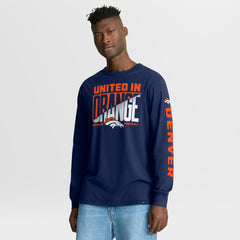 Denver Broncos Hometown Sweep Legacy Long Sleeve T-Shirt Navy | Fanatics