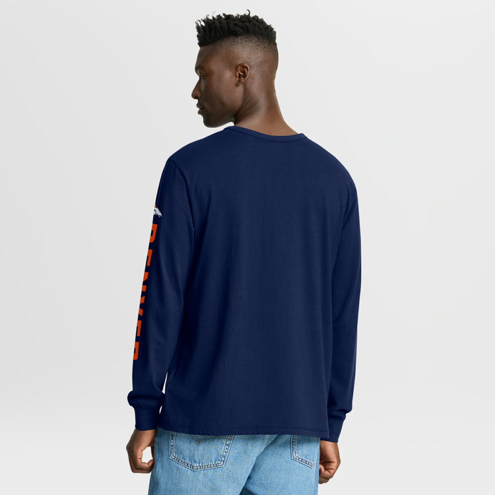 Denver Broncos Hometown Sweep Legacy Long Sleeve T-Shirt Navy | Fanatics