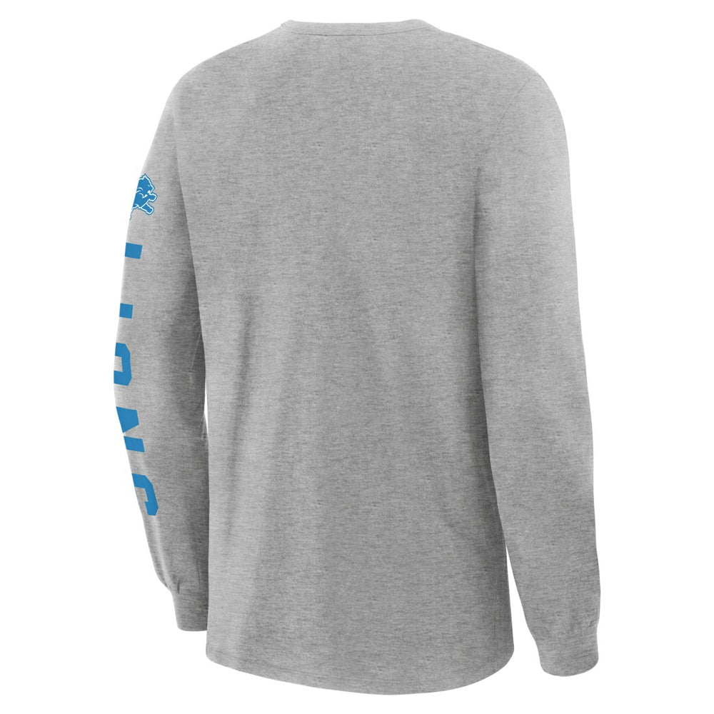 Detroit Lions Hometown Sweep Legacy Long Sleeve T-Shirt Heather Gray | Fanatics
