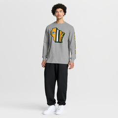 Green Bay Packers Hometown Sweep Legacy Long Sleeve T-Shirt Heather Gray | Fanatics