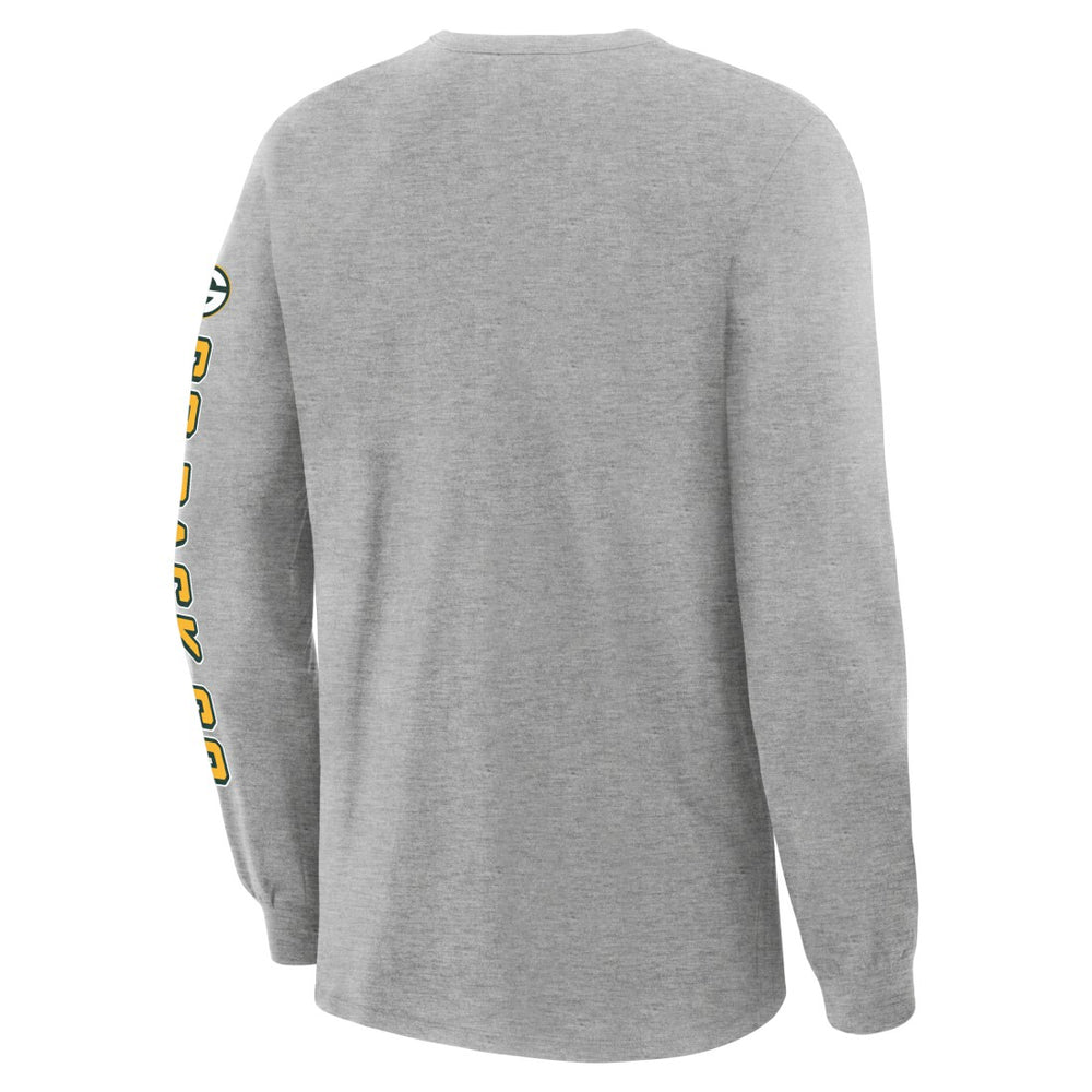 Green Bay Packers Hometown Sweep Legacy Long Sleeve T-Shirt Heather Gray | Fanatics
