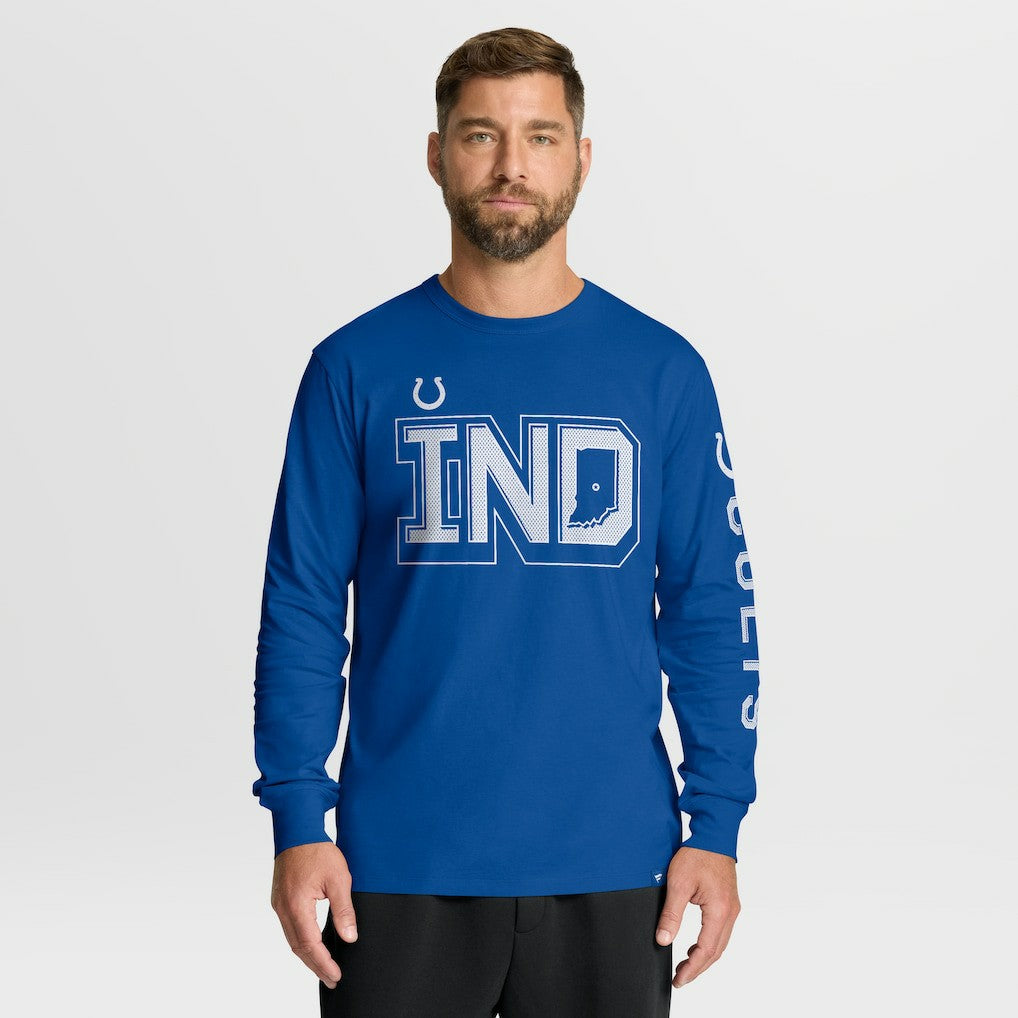 Indianapolis Colts Hometown Sweep Legacy Long Sleeve T-Shirt Royal | Fanatics
