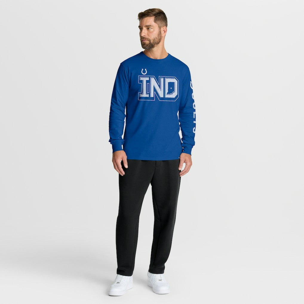 Indianapolis Colts Hometown Sweep Legacy Long Sleeve T-Shirt Royal | Fanatics