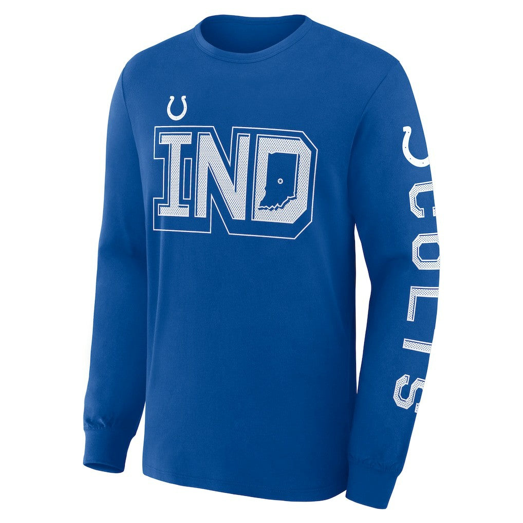 Indianapolis Colts Hometown Sweep Legacy Long Sleeve T-Shirt Royal | Fanatics