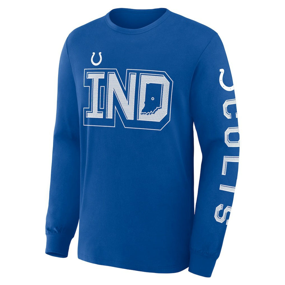 Indianapolis Colts Hometown Sweep Legacy Long Sleeve T-Shirt Royal | Fanatics