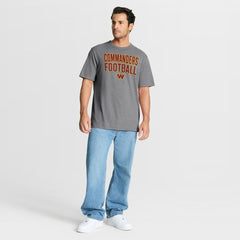 Washington Commanders First Down Tribute Tri-Blend T-Shirt Heather Gray | Fanatics