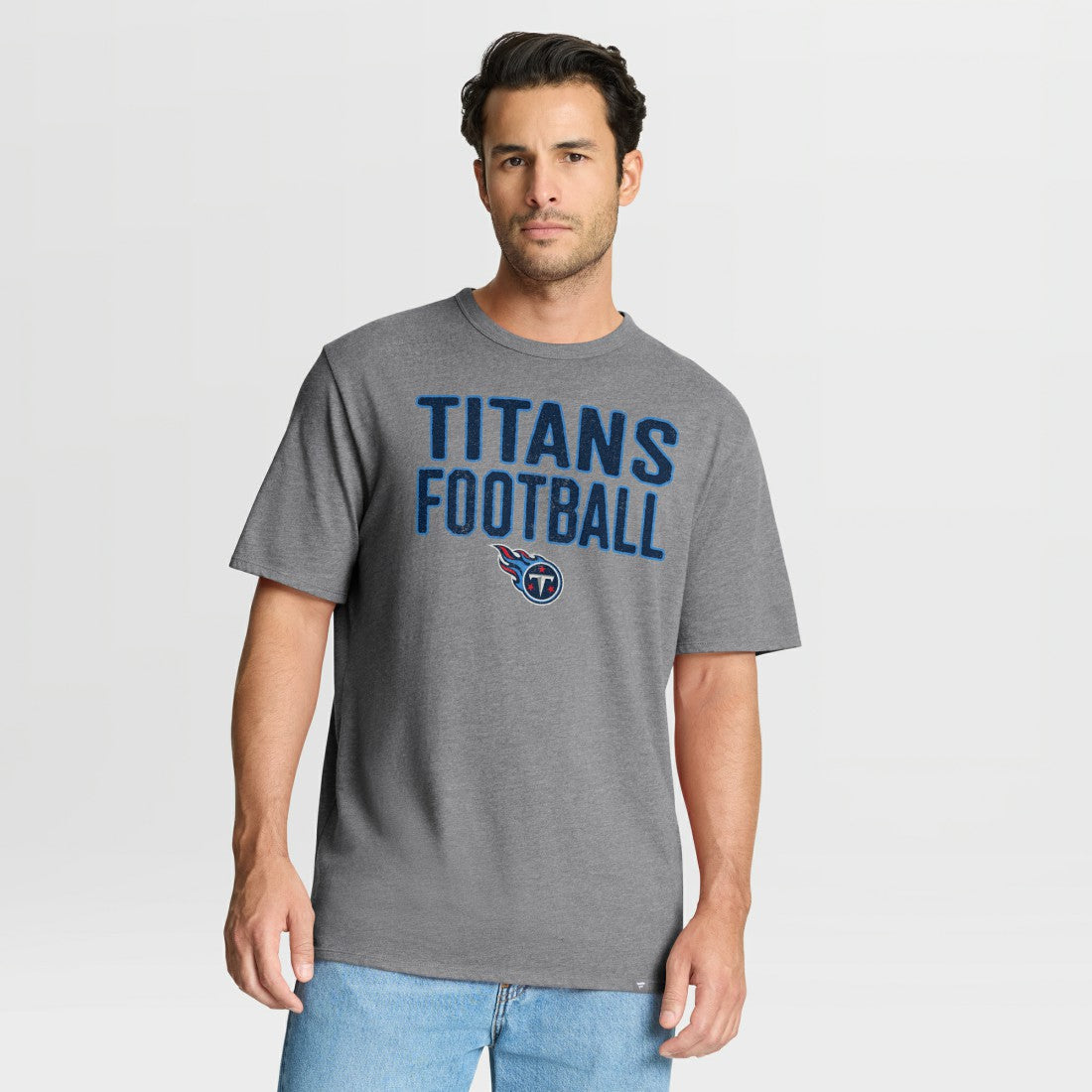 Tennessee Titans First Down Tribute Tri-Blend T-Shirt Heather Gray | Fanatics
