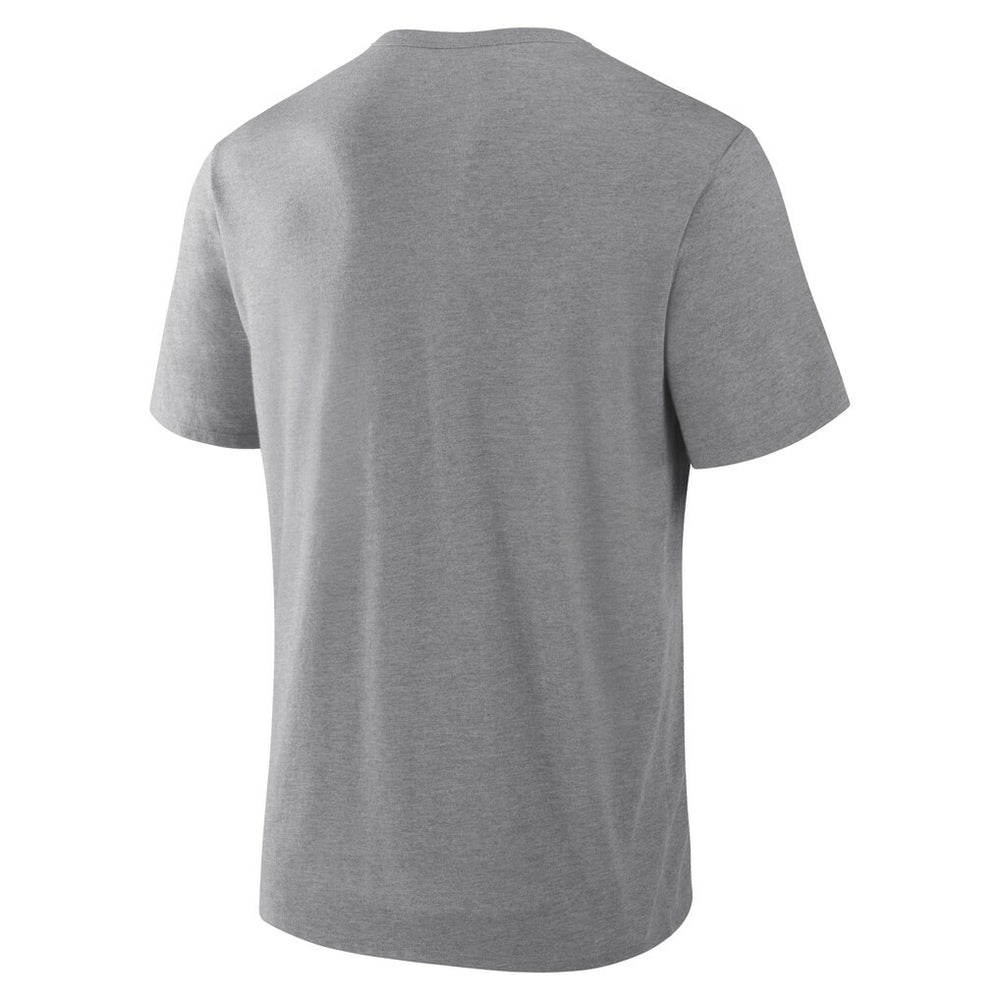Miami Dolphins First Down Tribute Tri-Blend T-Shirt Heather Gray | Fanatics