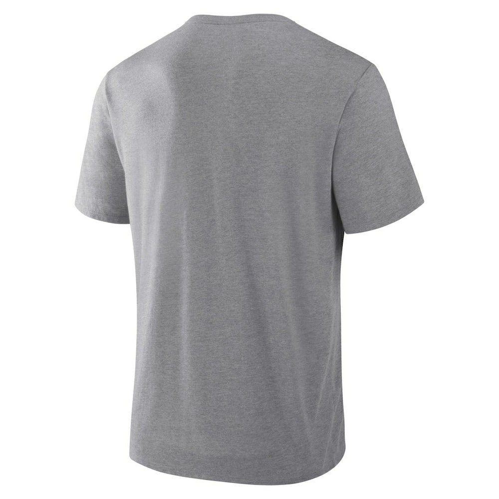 Los Angeles Chargers First Down Tribute Tri-Blend T-Shirt Heather Gray | Fanatics
