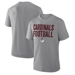 Arizona Cardinals First Down Tribute Tri-Blend T-Shirt Heather Gray | Fanatics