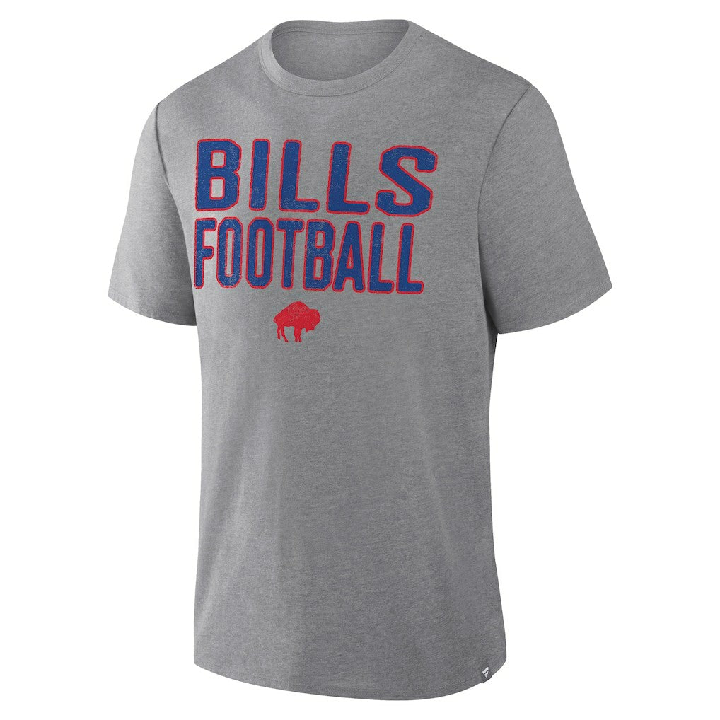 Buffalo Bills First Down Tribute Tri-Blend T-Shirt Heather Gray | Fanatics