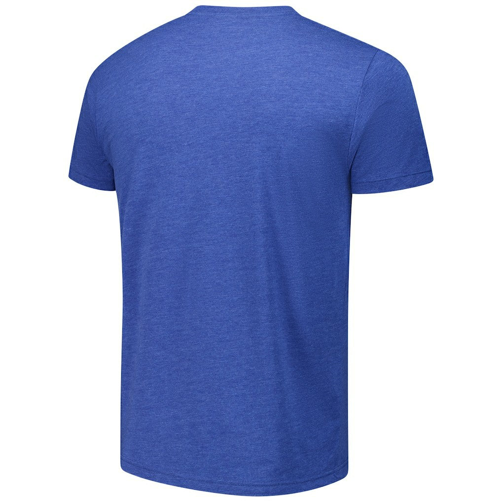 Josh Hart/Mikal Bridges/Jalen Brunson New York Knicks Homage Unisex Triple Threat Tri-Blend T-Shirt Royal - NBA