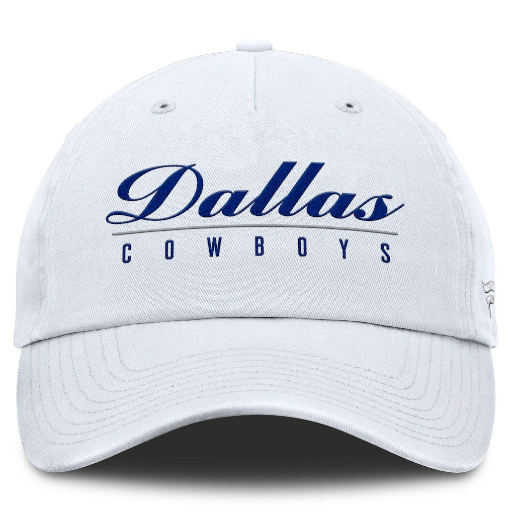 Dallas Cowboys Women's Heritage Harmony Adjustable Hat White | Fanatics
