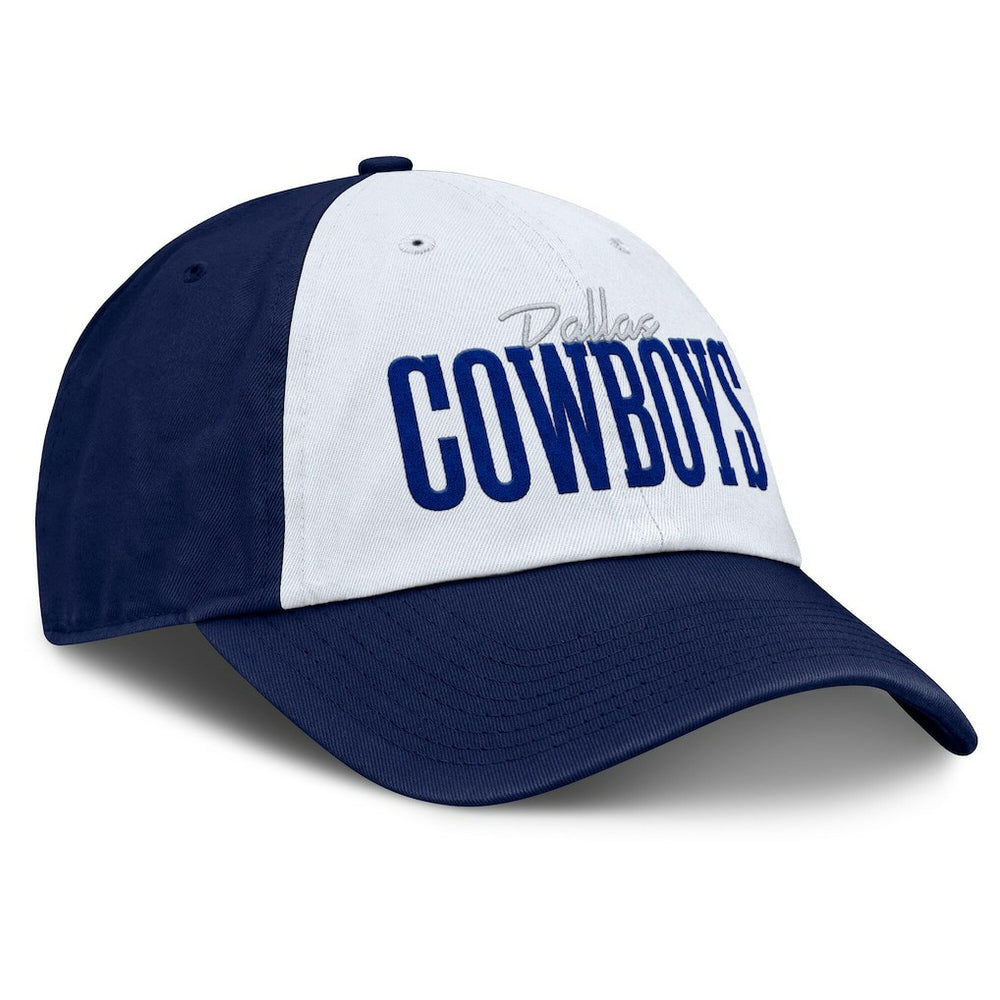 Dallas Cowboys Women's Fanzone Adjustable Hat White/Navy | Fanatics
