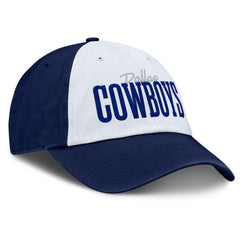 Dallas Cowboys Women's Fanzone Adjustable Hat White/Navy | Fanatics