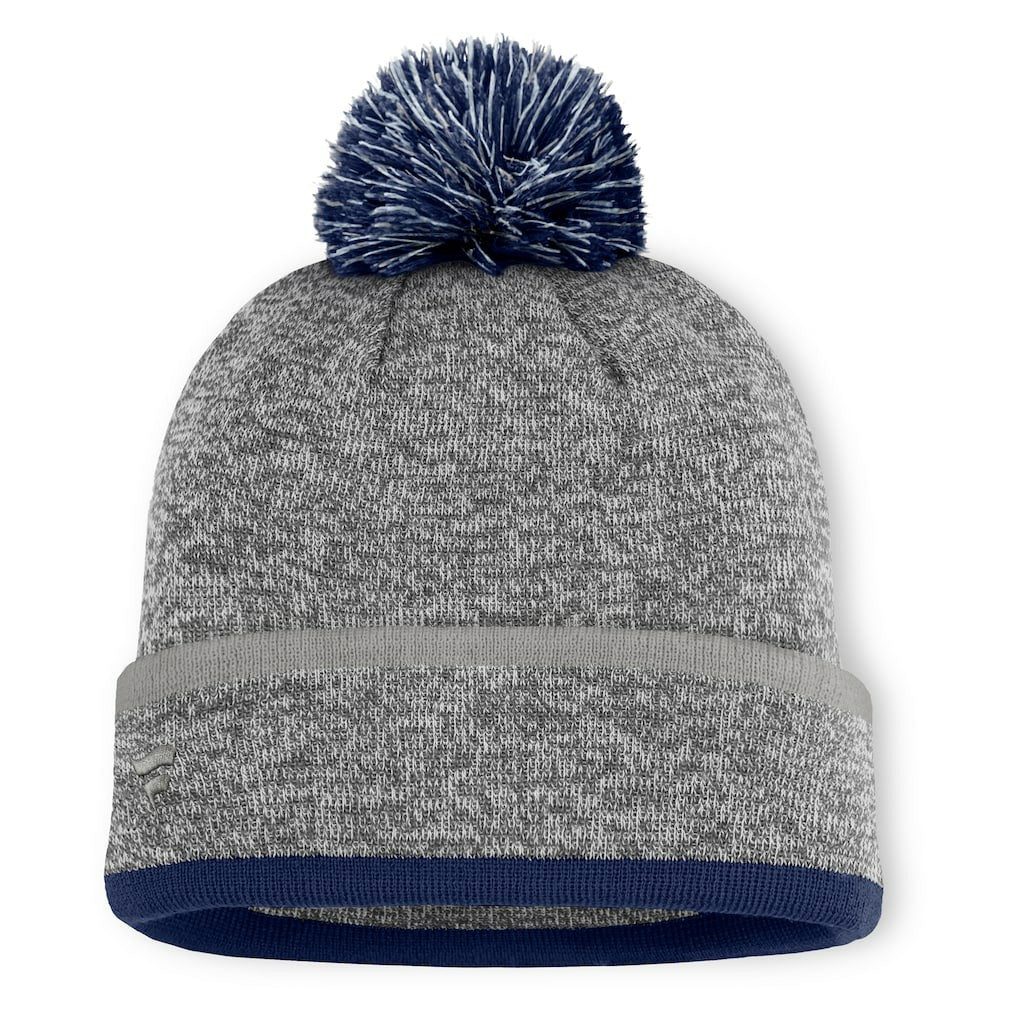 Dallas Cowboys Motion Cuffed Knit Hat with Pom Heather Gray | Fanatics