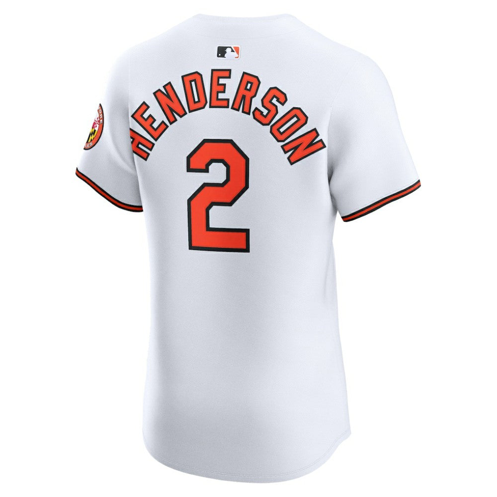 Gunnar Henderson Baltimore Orioles Nike Home Elite Jersey - MLB