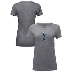 Tottenham Hotspur 1863FC Women's Color Badge Tri-Blend T-Shirt Heather Gray - FIFA World CUP