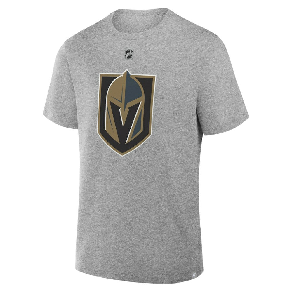 Jack Eichel Vegas Golden Knights Fanatics Authentic Stack Name & Number T-Shirt - Heather Gray - NHL