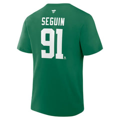 Tyler Seguin Dallas Stars Fanatics Authentic Stack Name & Number T-Shirt - Kelly Green - NHL
