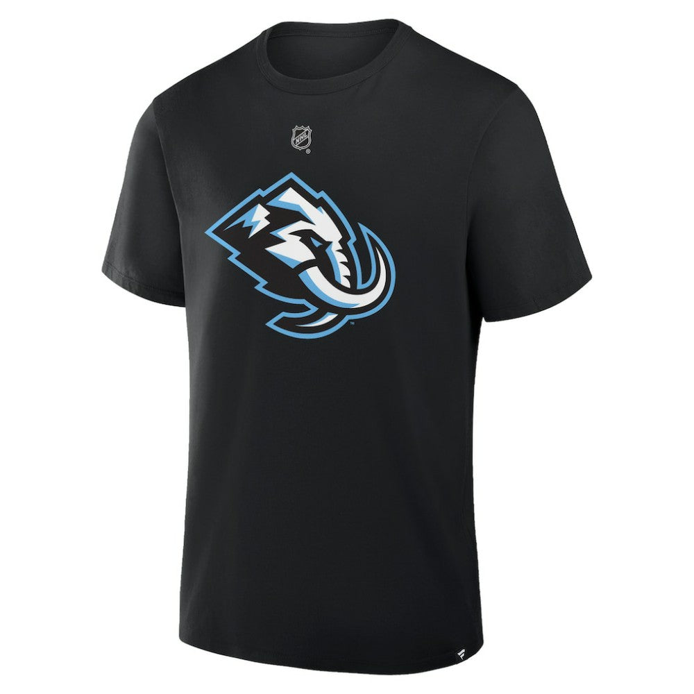 Logan Cooley Utah Mammoth Fanatics Authentic Stack Name & Number T-Shirt - Black - NHL