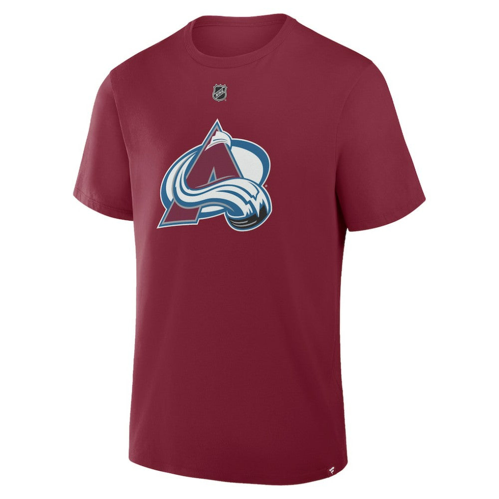 Cale Makar Colorado Avalanche Fanatics Authentic Stack Name & Number T-Shirt - Burgundy - NHL