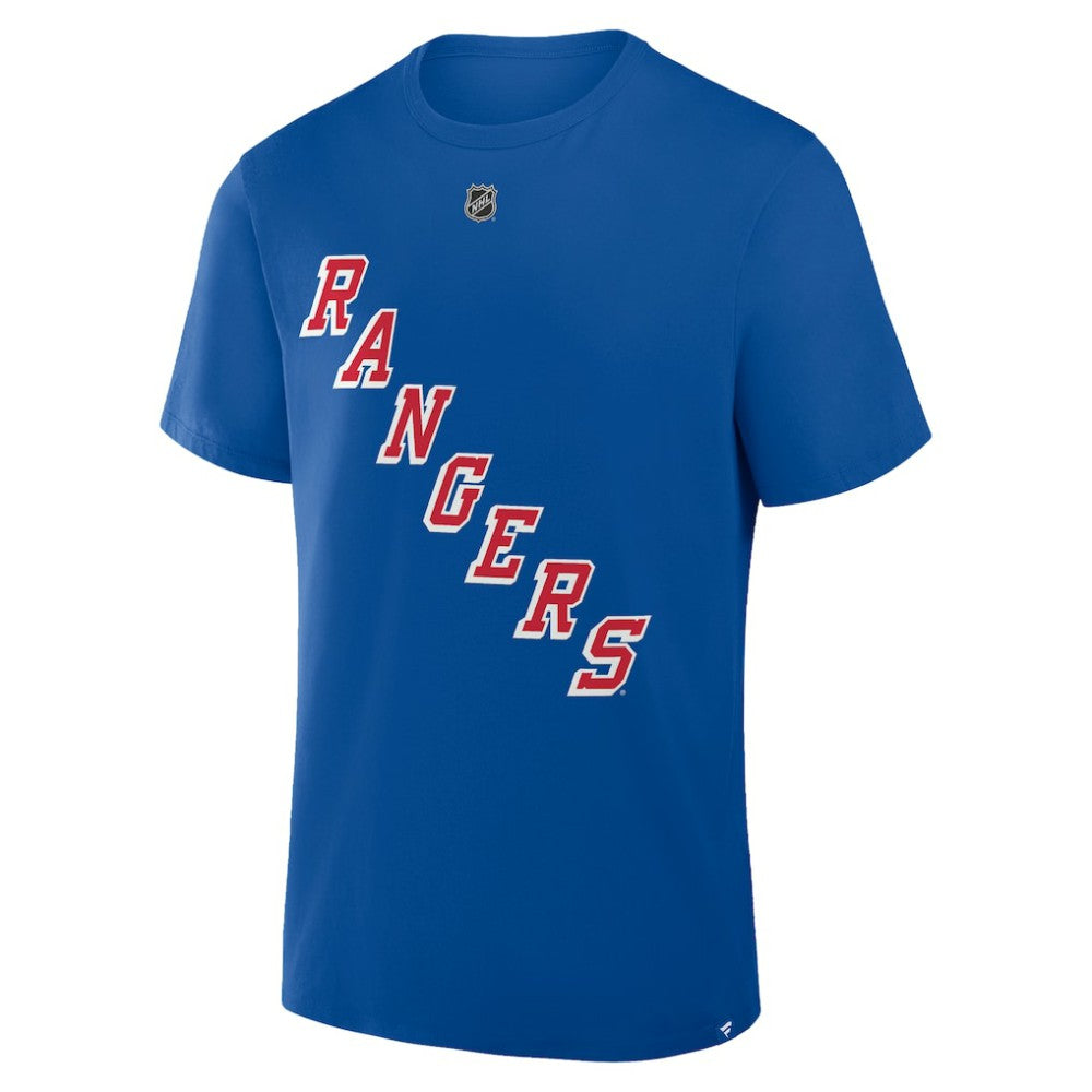 Artemi Panarin New York Rangers Fanatics Authentic Stack Name & Number T-Shirt - Blue - NHL