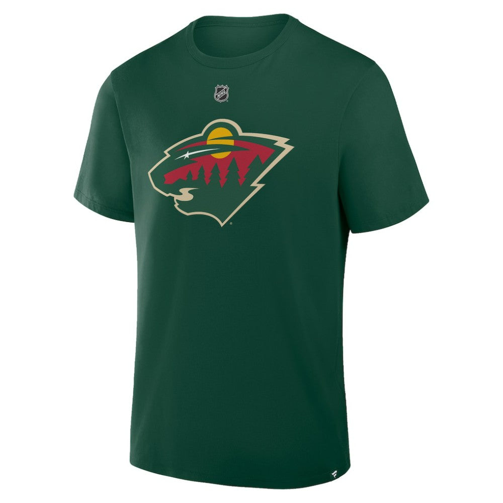 Kirill Kaprizov Minnesota Wild Fanatics Authentic Stack Name & Number T-Shirt - Green - NHL