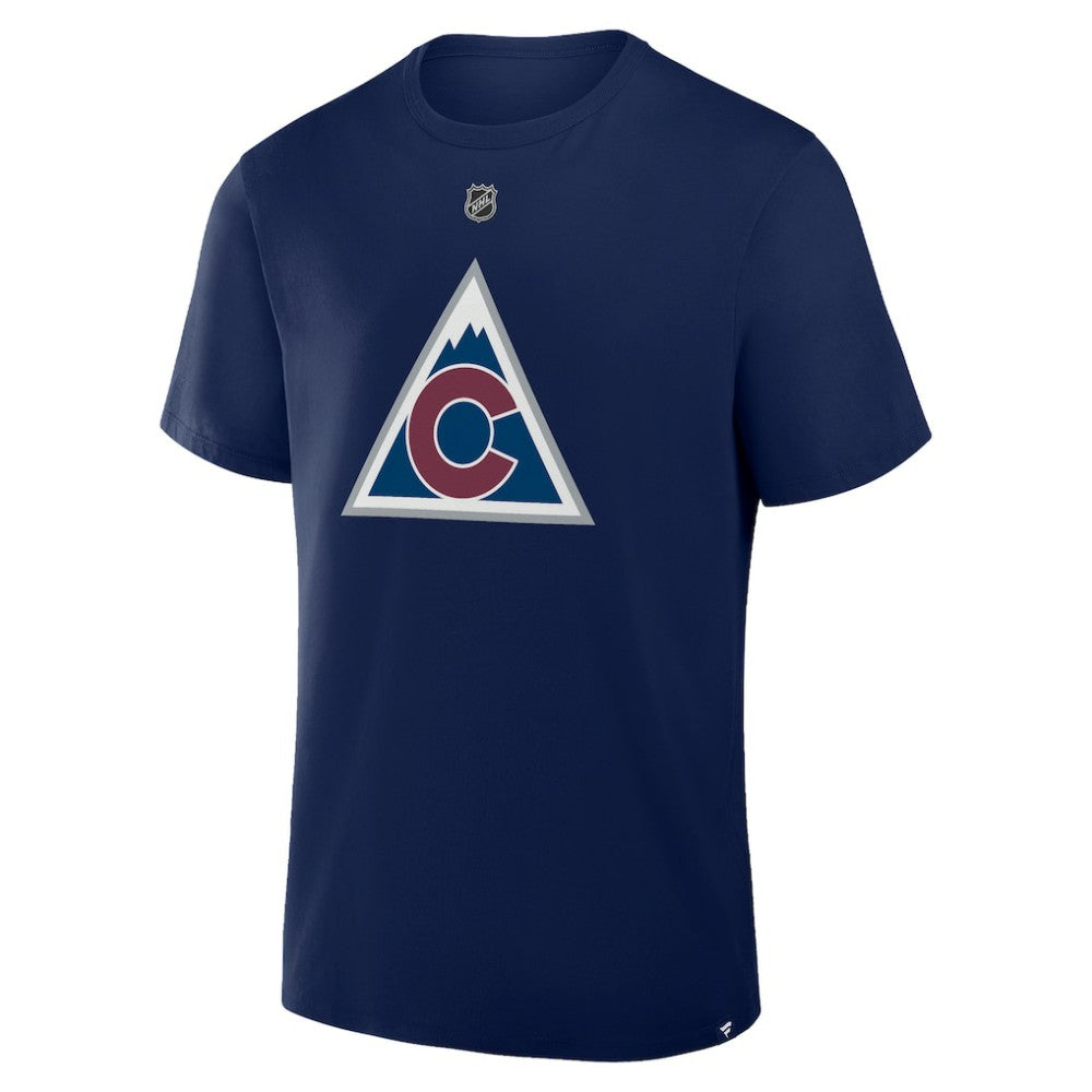 Cale Makar Colorado Avalanche Fanatics Authentic Stack Name & Number T-Shirt - Navy - NHL